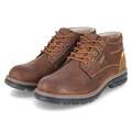 Camel active Schnürboots Winterboots Braun Leder wasserfest Herren Stiefeletten