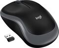 Logitech M185 Kabellose Maus, 2,4 GHz mit Maus Kabellos M185, Grau 