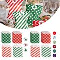 Weihnachtslecktaschen 24pcs 5 X 7 Zoll Geschenkt��ten Weihnachtslecktaschen