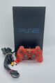 Sony PlayStation 2 PS2 Fat Lady SCPH-30004 Konsole Schwarz mit Controller Kabeln