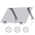 Zelsius Universal Aluminium Solarmodul Halterung Set, verstellbarer Winkel