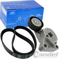 SKF KEILRIPPENRIEMEN-SATZ für 1.6+2.0 AUDI A3 VW CADDY GOLF 5+6 PASSAT 3C TOURAN