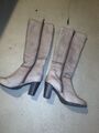 Stiefeletten tamaris Stiefel Schuhe Pumps Sammler Leder Gr. 39