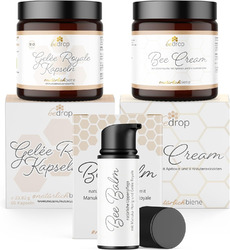 Bedrop Anti-Aging-Set (Groß) | Bee Cream (Bienengiftsalbe) + Gelée Royale Kapsel