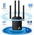 1200Mbit/s WLAN Repeater Router Range WiFi Wireless Signal Verstärker Booster DE