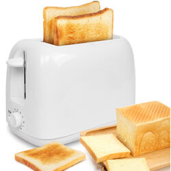 Toaster Edelstahl 4 Scheiben Brötchenaufsatz Toastautomat Krümelschublade Profi