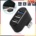 Mini USB 3.0 2.0 HUB 3 Port Verteiler Adapter für PC Laptop Macbook Notebook