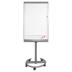 Flipchart Whiteboard fahrbar mit Rollenfuß Höhenverstellbar bis 210cm magnetisch