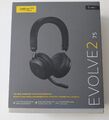 Jabra Evolve2 75 Bluetooth Headset - Schwarz