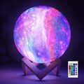 LED Mond Lampe 3D Nachtlicht Touch Sensor Moon Light Mondlicht Kinder Nachtlampe