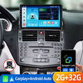 2+32GB Android 13 Carplay Autoradio GPS NAVI WiFi Für Mercedes C Class W204 S204