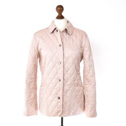 BURBERRY LONDON Steppjacke Gr S Quilted Made in England Classic Pink Rosa Herbst