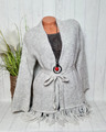 Hochwertige Strickjacke von PLEASE Cardigan mit Wolle Gr. S/M Langarm NEU