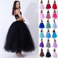 Tutu Maxirock Langrock Hochzeit Prom Damen Tüll Schichten Unterrock Petticoat