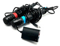 Singstar Mikrofone rot blau Adapter Microphone Set PlayStation 2 PS2 Original