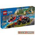 LEGO® City 60412 Feuerwehrgeländewagen mit Rettungsboot NEU & OVP