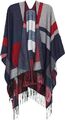 Damen Poncho Schal Winter Cardigan - Elegant, Kuschelig, Vielseitig