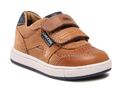 Geox Trottla B Sneaker Größe 21 caramel Leder Jungen Schuh Klettverschluss braun