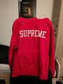 Supreme Eyelet Hoodie red medium 