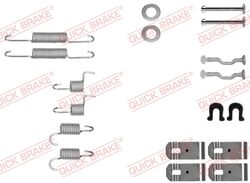 QUICK BRAKE Zubehörsatz Feststellbremsbacken 105-0028 für NISSAN TRAIL 3 dCi T32