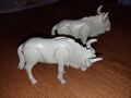 Playmobil Tiere 2 x Gnu grau Wildlife Safari Zoo Tierpark Savanne 