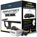 Für CITROEN C4 Grand Picasso I UA Anhängerkupplung starr +eSatz 13pol uni. 06-13