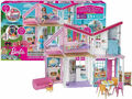 Barbie Malibu Haus mit 6 Zimmern und 25 Zubehörteilen Spielzeug Puppenhaus NEU