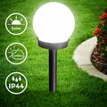 4-8 Set LED Solar Leuchten Garten Beleuchtung Außen Kugel Lampen Terrassen NEW