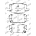 1x ORIGINAL® Jurid 574050J Bremsbelagsatz, Scheibenbremse Vorne, Hinten, inkl.