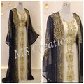 Ausverkauf Hochzeit Kleid Marokkanisch Dubai Kaftan Abaya Sehr Kostüm Lang 454