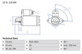 BOSCH Anlasser Starter 0 986 022 930 +69.37€ Pfand M10 für BMW 1er E87 3er E46