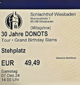 DONOTS Wiesbaden Schlachthof Sa. 07.12.24 Nachmittag Grand Birthday Slam Cryssis