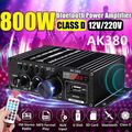 800W bluetooth Mini Verstärker HiFi Power Audio Stereo Bass AMP USB MP3 FM Auto