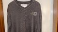 TOM TAILOR Sportwear Herren L - XL BW 54cm Feinstrick Pullover V-Neck Oliv NEU