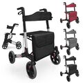 Jago® Alu Rollator klappbar Leichtgewichtsrollator Laufhilfe Gehhilfe Gehwagen