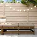 Garten Lounge Set Gartenmöbel Sitzgruppe Sofa 3tlg. Honigbraun Massivholz vidaXL