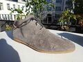 TOD`S TODS PREMIUM Dam Schuhe SOFT Stiefel Wildleder Taupe Italy Gr.37,5 f.Neuw