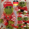 Weihnachten Grinch Hässlich Plüschtiere Weich Stofftier Puppen Kinder Geschenke~