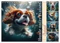 Badespaß - Hunde unter Wasser (Wandkalender 2025 DIN A4 quer), CALVENDO Monatska