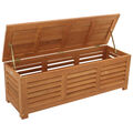 Auflagenbox, Kissen-, Gartentruhe Gartenbox MONZA 128cm mit Polster, 2. Wahl