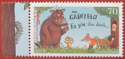 Briefmarke 2019 Grüffelo Julia Donaldson Axel Scheffler Ungeheuer Maus Wald