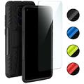 Handy Hülle für Xiaomi Redmi Note 9 Panzer Case Cover TPU Bumper mit Schutz Glas