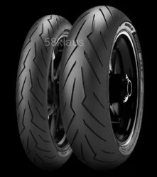 Pirelli Diablo Rosso III 240/45 ZR17 82W + 120/70 ZR17 58W Satz Set Paar Rosso 3