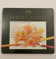 Faber-Castell Dose mit 24 polychromen Künstlerstiften