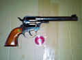 Alte Spielzeugpistole Revolver  IDEAL DGBM im WYATT EARP Style   Topzustand Rar 