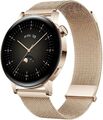 HUAWEI Watch GT 3 gold 42mm Smartwatch Sportuhr Fitnesstracker,SpO2 Überwachung