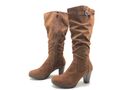 Tamaris Damen Stiefel Gr. 38 (UK5) Stiefeletten Ankle Boots Komfortschuhe Braun