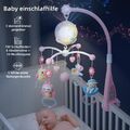 Baby Mobile Babybett mit Musik und Licht 360° Projektor Spielzeug Timer