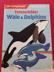 Buch Fensterbilder Wale und Delphine mit Vorlagen 