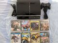 Sony PlayStation 3 Fat PS3 80GB Konsole Wireless Controller 8 Spiele Bundle 